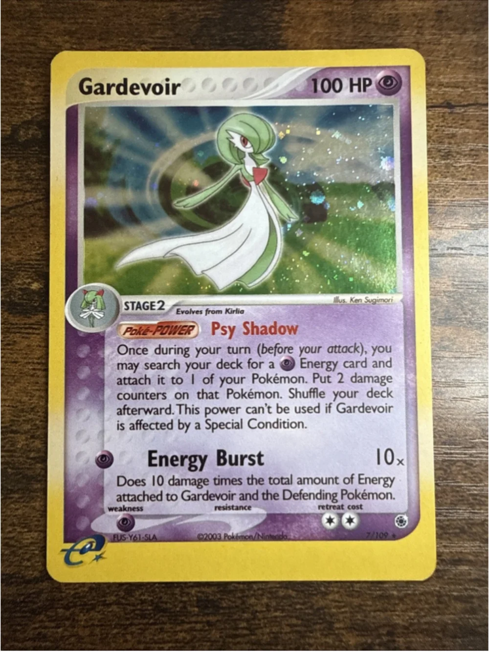 Gardevoir 7/109 Ruby and Sapphire Holo